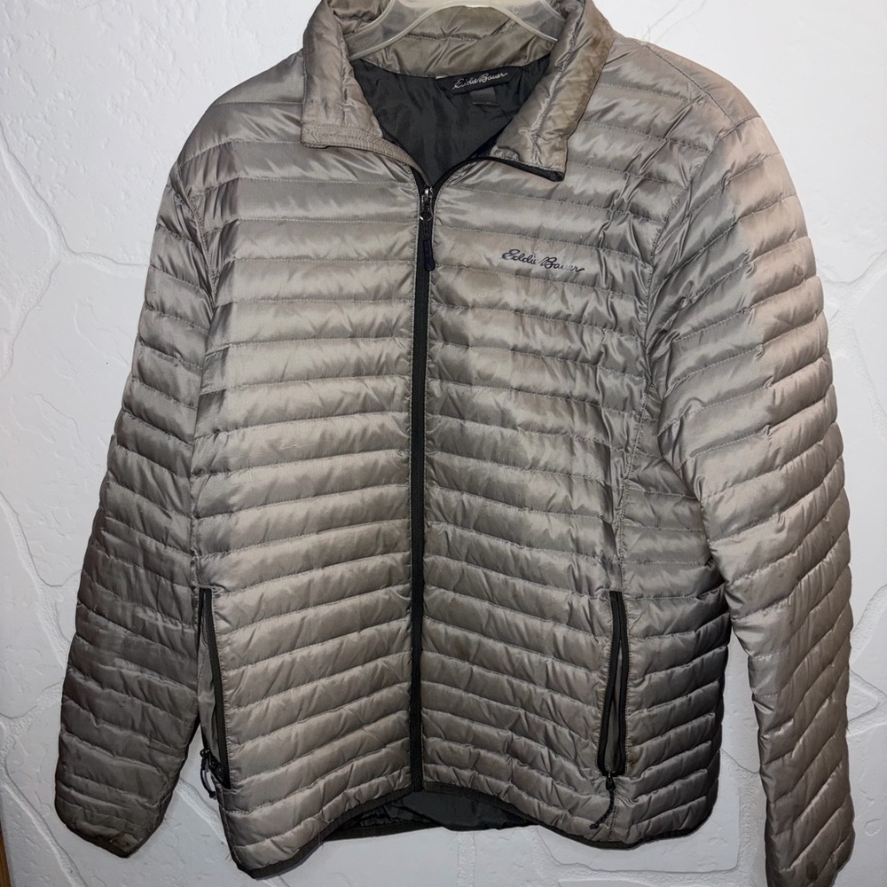 Eddie Bauer Women's Gray Puffer Jacket